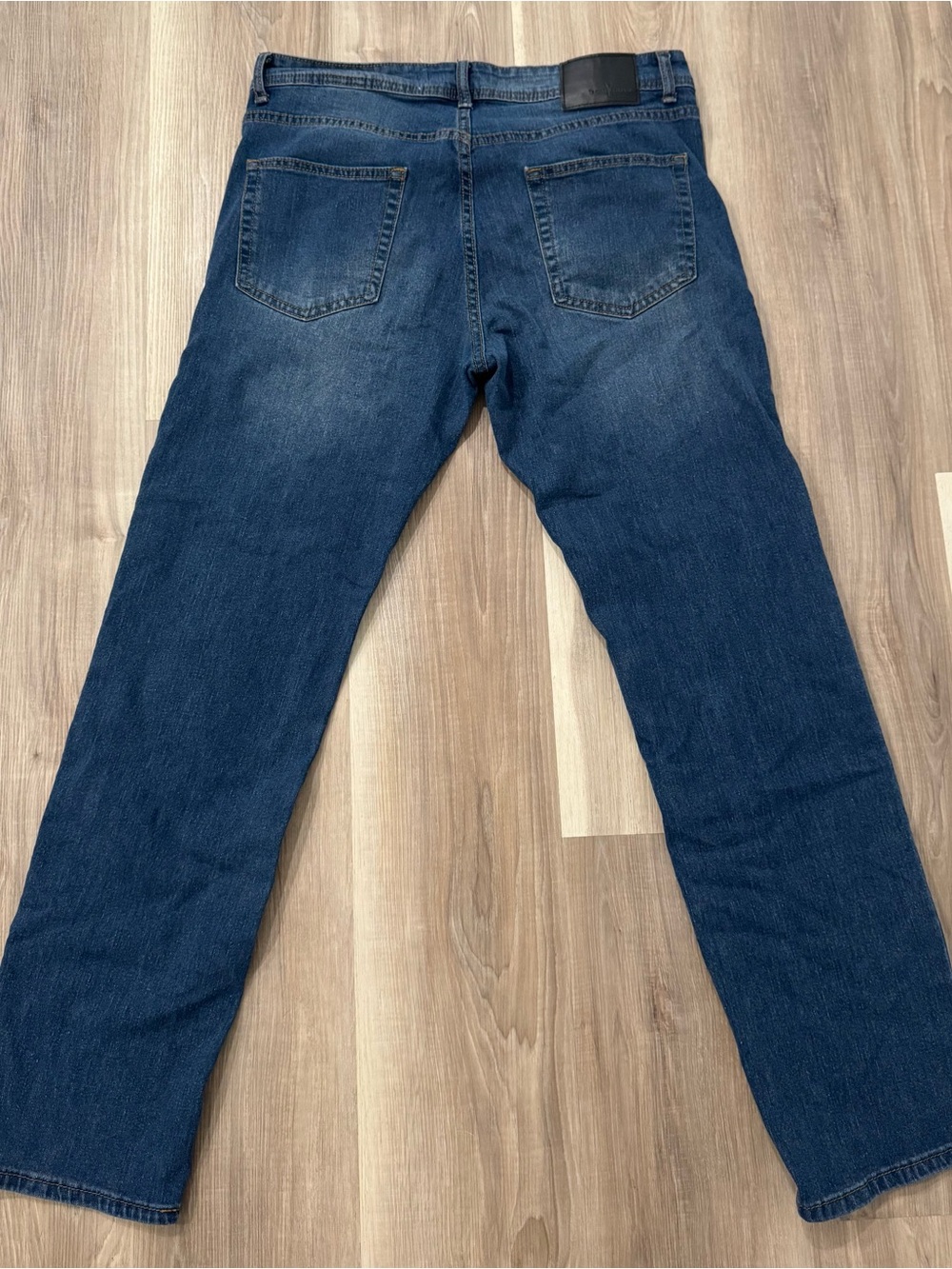 Tailor Vintage Dark Blue Straight-Leg Men's Jeans - Picture 6 of 6